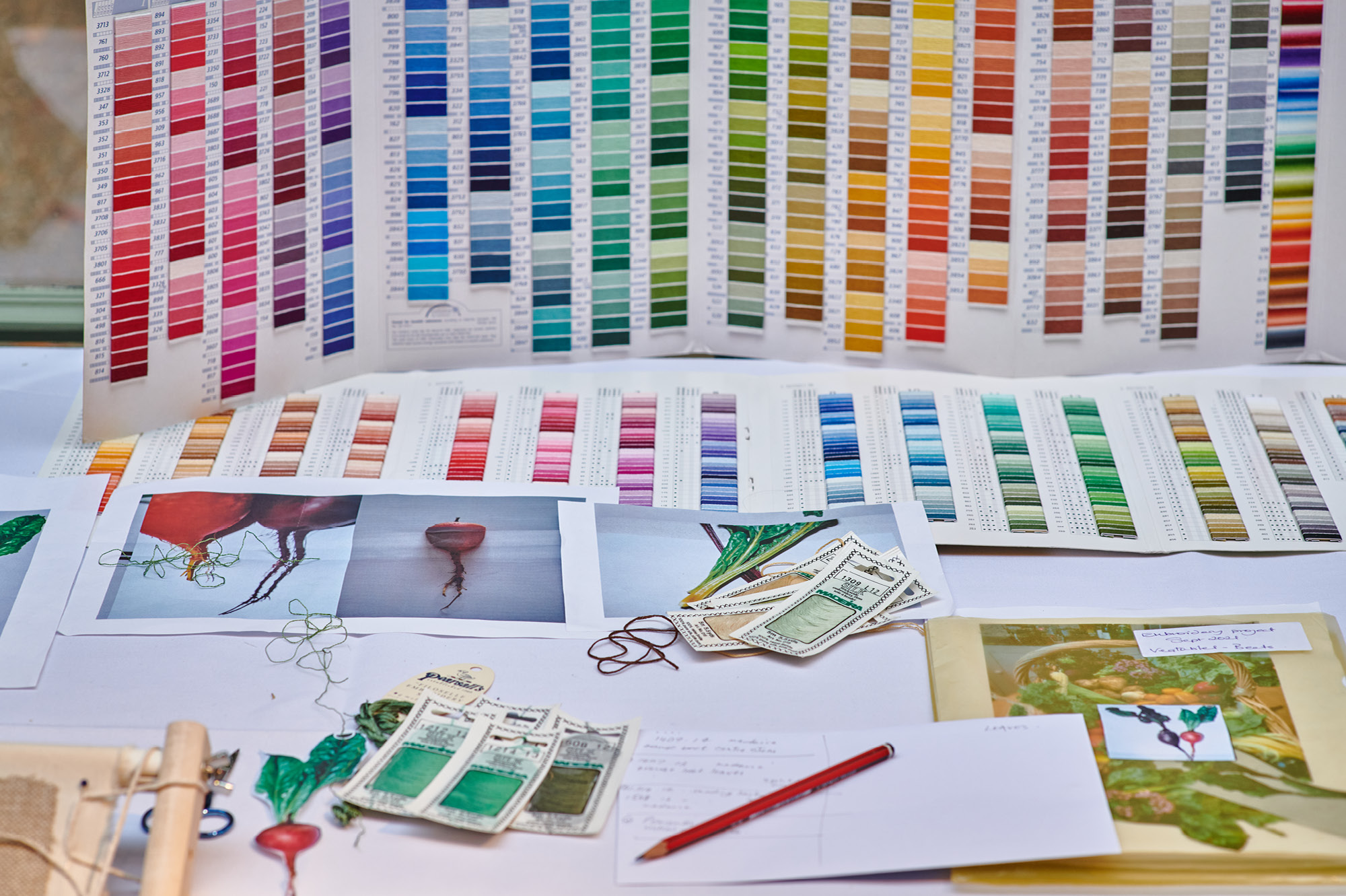 Embroidery Working With Chosen Materials