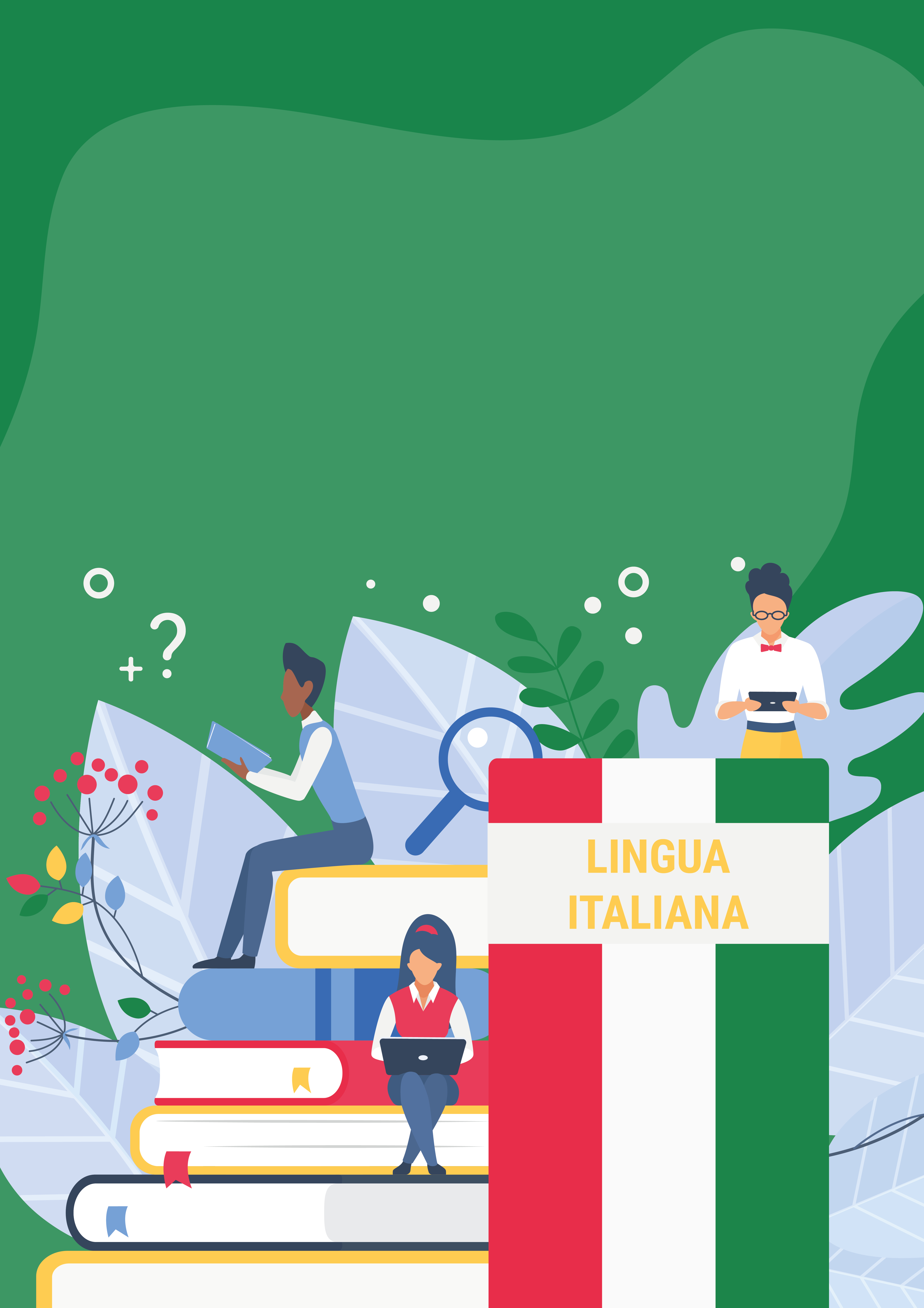 Italian Classes Summer Background