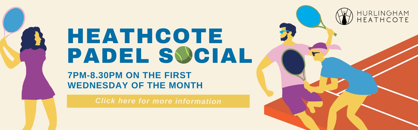 Heathcote Padel Social Webbanner